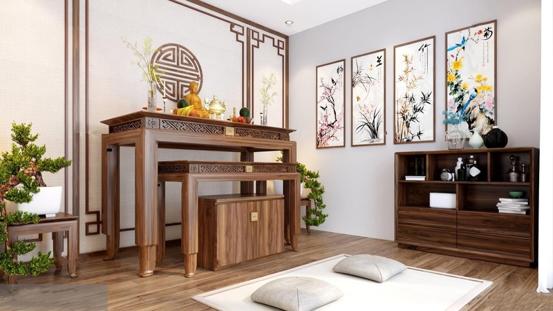 Vị trí và hướng đặt bàn thờ cần tuân thủ những nguyên tắc phong thuỷ: Toạ cát hướng cát hoặc tọa hung hướng cát 